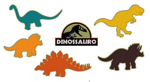 Clipart Dinossauros  Dinossauros, Dinossauro, Festa infantil dinossauros