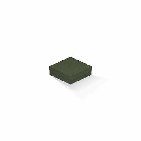 Caixa de presente | Quadrada F Card Scuro Verde 10,5x10,5x4,0