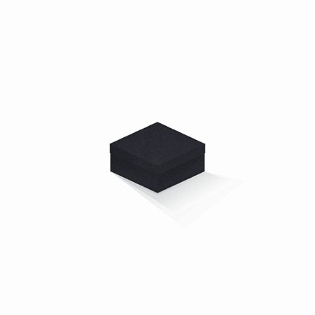 Caixa de presente | Quadrada F Card Scuro Preto 10,5x10,5x6,0