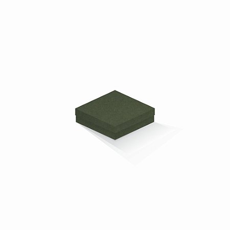 Caixa de presente | Quadrada F Card Scuro Verde 12,0x12,0x4,0