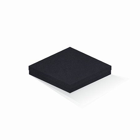 Caixa de presente | Quadrada F Card Scuro Preto 20,5x20,5x4,0