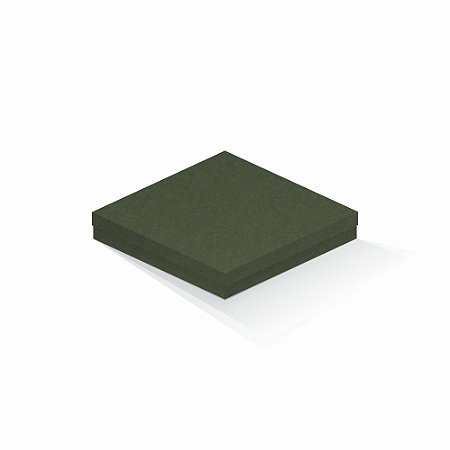 Caixa de presente | Quadrada F Card Scuro Verde 20,5x20,5x4,0