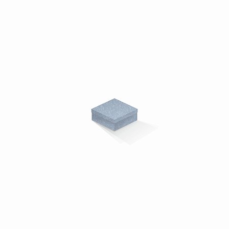 Caixa de presente | Quadrada Color Plus Metálico Mar Del Plata 7,0x7,0x3,5
