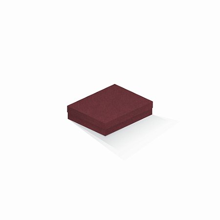 Caixa de presente | Retângulo F Card Scuro Vermelho 12,0x15,0x4,0