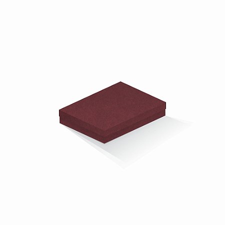 Caixa de presente | Retângulo F Card Scuro Vermelho 14,0x19,0x4,0