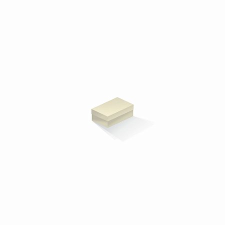 Caixa de presente | Retângulo Markatto Sutille Marfim 5,0x8,0x3,5