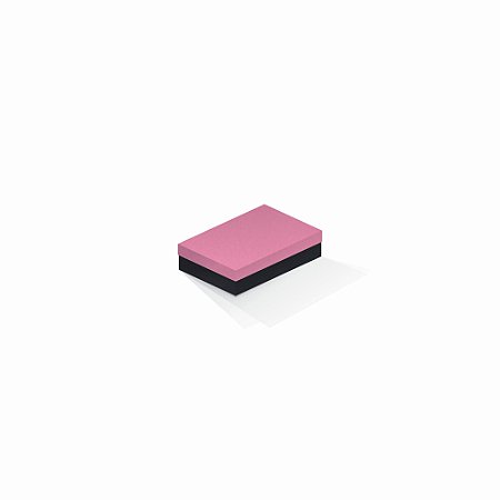 Caixa de presente | Retângulo F Card Rosa-Preto 8,0x12,0x3,5
