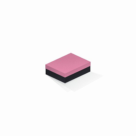 Caixa de presente | Retângulo F Card Rosa-Preto 10,0x13,0x3,5