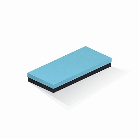 Caixa de presente | Retângulo F Card Azul-Preto 13,0x29,0x4,0