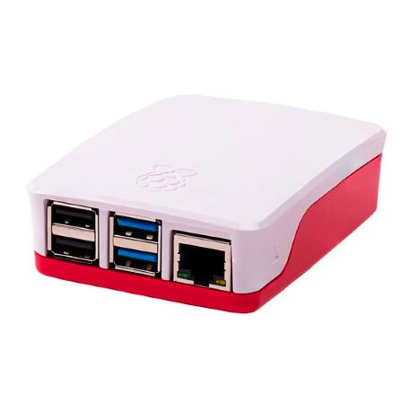 Case Oficial Raspberry Pi 4 (Branca ou Preta)