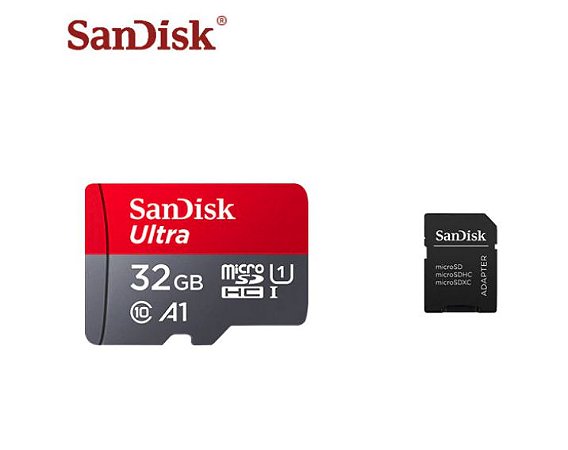 Cartão de Memória SanDisk Ultra - 32GB + Adaptador