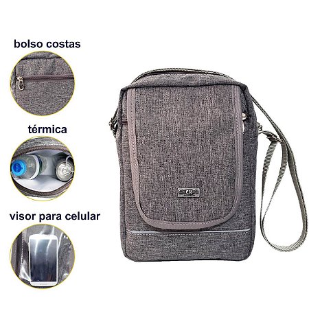 Bolsa Tiracolo Shoulder Bag Unissex Original CK Presentes