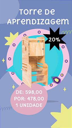 Torre de Aprendizagem BêBrinquê - MOSTRUÁRIO 2