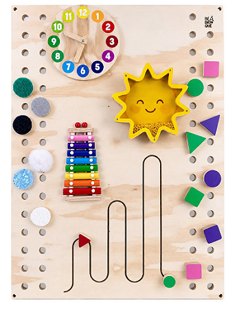 Painel Sensorial BêBrinquê - Hora de Brincar