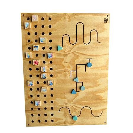 Painel Sensorial BêBrinquê - 3 Caminhos