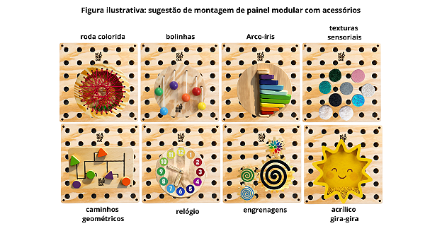 Painel Sensorial Completo BêBrinquê