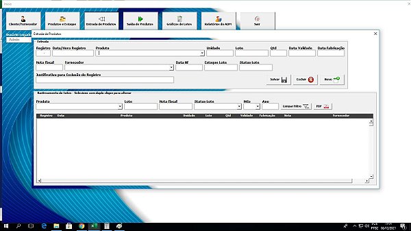 Planilha Controle de Estoque e Rastreabilidade