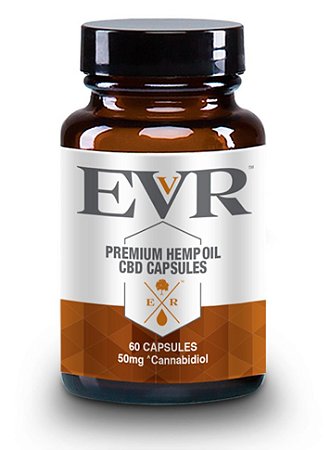 EVR CBD Capsules – 50mg - 60 cápsulas