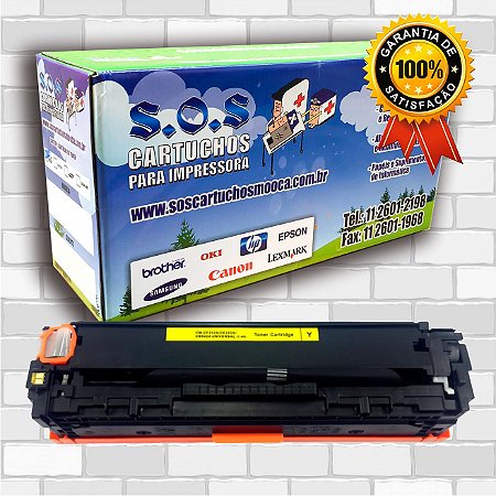 TONER COMPATÍVEL COM HP CF212/CB542/CE322 AMARELO (100% NOVO)