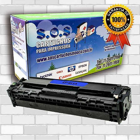 TONER COMPATÍVEL COM HP CF411X CIANO (100% NOVO)
