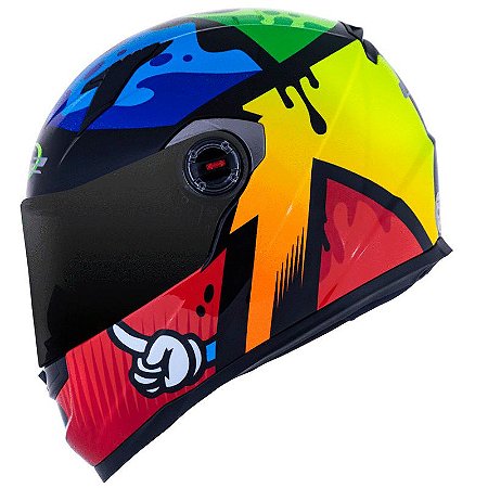 Capacete Ls2 Ff358 Masterpiece  HV Amarelo