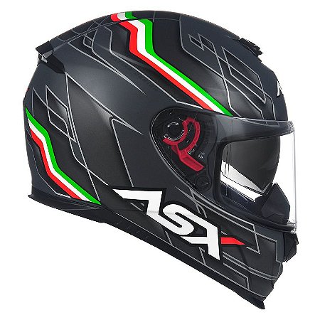 Capacete Asx Eagle SV Italy Fosco Cinza