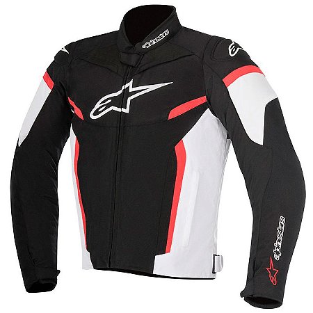 Jaqueta Alpinestar T-Gp Plus R V2 Air Preto, Vermelho e Branco - Engemotos  - Peças e acessórios para motos