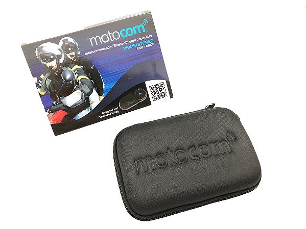 Intercomunicador Bluetooth Para Capacetes Motocom - Prime Estéreo -  01 Unidade