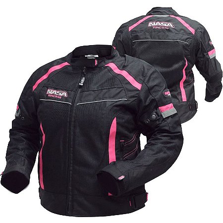 casaco motociclista feminino