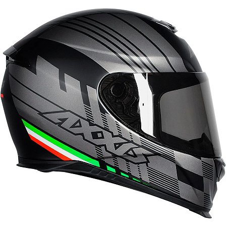 Capacete Axxis Eagle Italy Preto Fosco