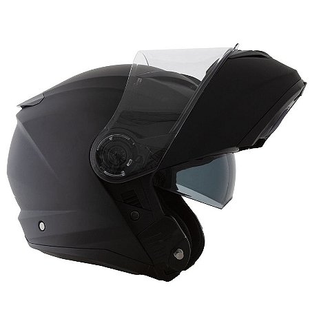 Capacete Norisk Force Monocolor (C/Viseira Solar) Preto Fosco