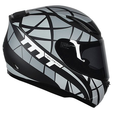 Capacete Mt Revenge Speeding Matt Black-Grey