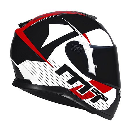 Capacete MT Thunder3 Ray Black-White