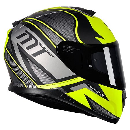 Capacete Mt Thunder3 Cap Matt Yellow