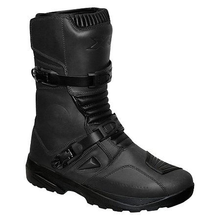 Bota x11 True Adventure Preto Cano Longo Motociclista