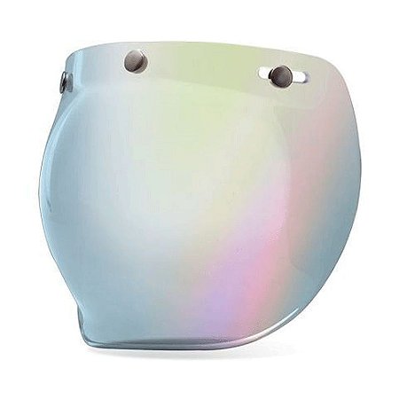 Viseira Capacete Bell Custom 500 Bubble Silver Iridium Original