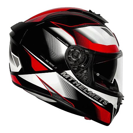 Capacete Mt Sv Blade 2 Fugue Red (Com viseira Solar)