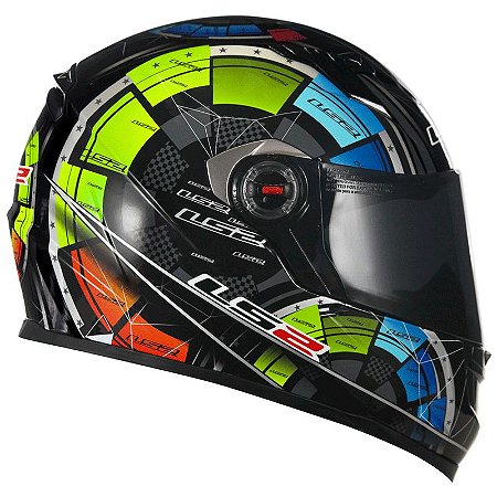 Capacete Ls2 FF358 Tech Black