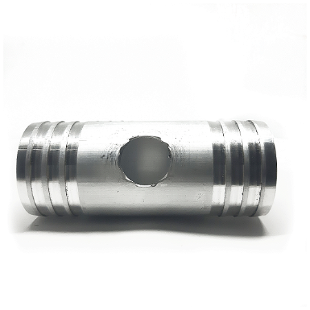 Tubo Para Pressurização Com Furo Para Válvula De Prioridade De 2 Polegadas e 120 mm