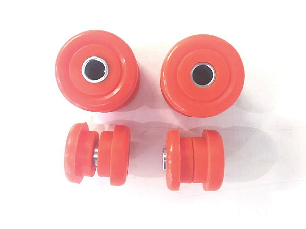 Cod. 0002 MSPES - Bucha Quadro Agregado Em PU Vw Gol Voyage Parati Passat Saveiro Quadrado 10 mm
