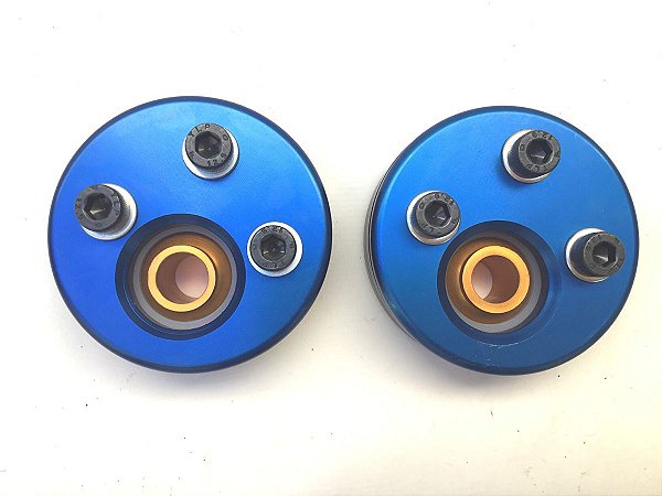 Cód 0018 - DNSTK - Par Camber Plate Vw Bola G2 G3 G4 Saveiro Parati Gol Voyage