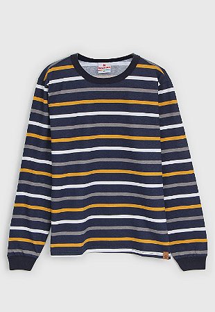 camiseta manga longa infantil brandili
