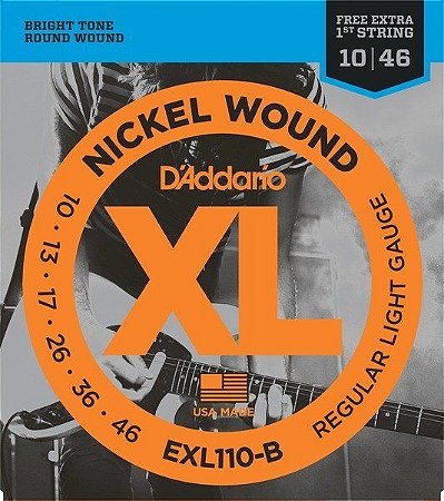 ENC. DADDARIO GUITARRA EXL110+B+PL010