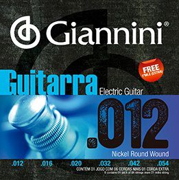 ENC. GIANNINI GUITARRA NIQUEL 0.012