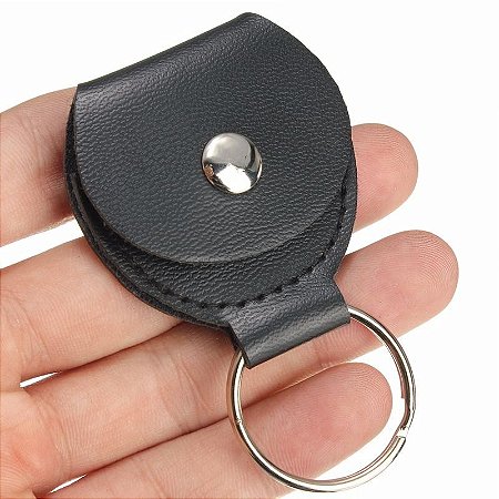 PORTA PALHETA CHAVEIRO PRETO