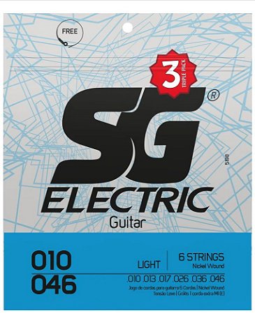 ENC. SG GUITARRA 10 KIT C/ 3