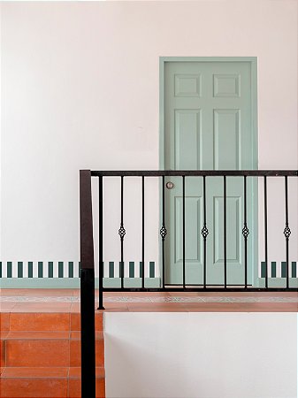 Faixa decorativa listras verdes