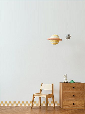 Faixa decorativa xadrez amarelinha