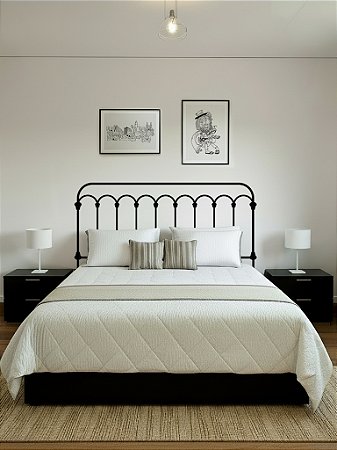 Kit com cabeceira de casal adesiva + 2 Posters A3 Street Art