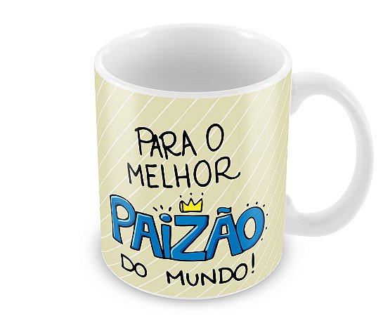 Caneca de Porcelana Personalizada - Dia dos Pais
